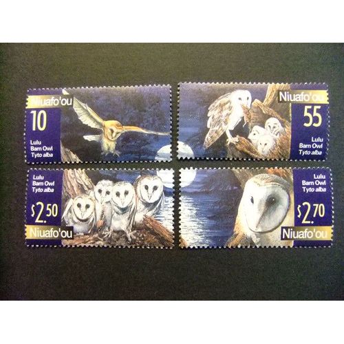 Tonga Niuafo' Ou 2001 Fauna Oiseaux Pajaros Yvert 288 / 291 ** Mnh