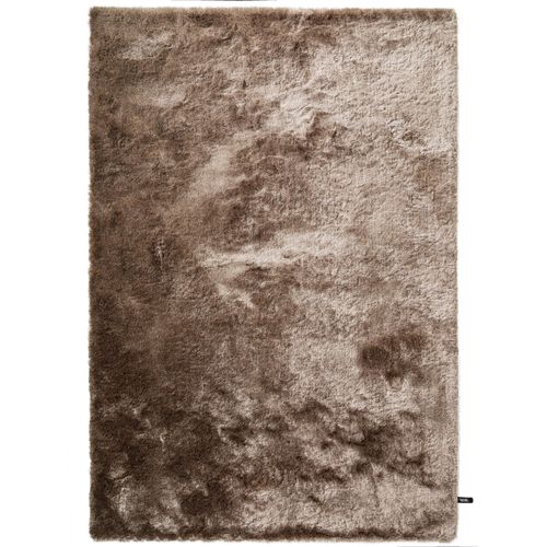 Tapis Shaggy À Poils Longs Whisper Marron Clair 120x170 Cm - Tapis Doux Pour Salon