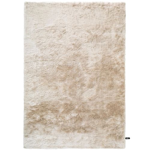 Tapis Shaggy À Poils Longs Whisper Beige 120x170 Cm - Tapis Doux Pour Salon