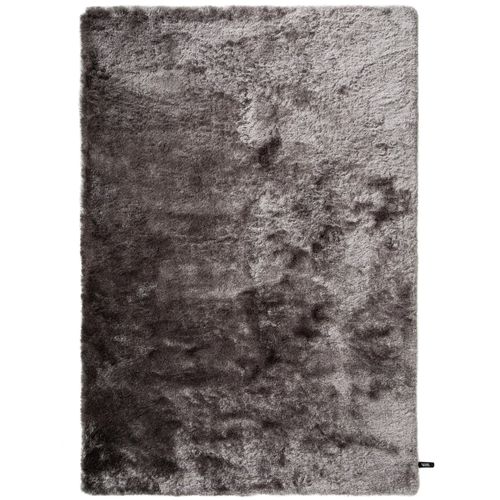 Tapis Shaggy À Poils Longs Whisper Gris 160x230 Cm - Tapis Doux Pour Salon