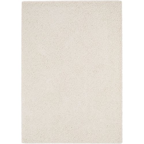 Tapis Shaggy À Poils Longs Swirls Beige 80x150 Cm - Tapis Doux Pour Salon