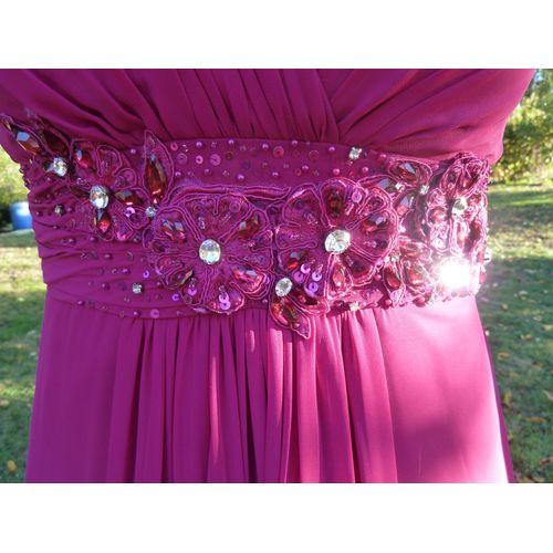 Robe De Soirée Lautinel Polyester 38 Rose