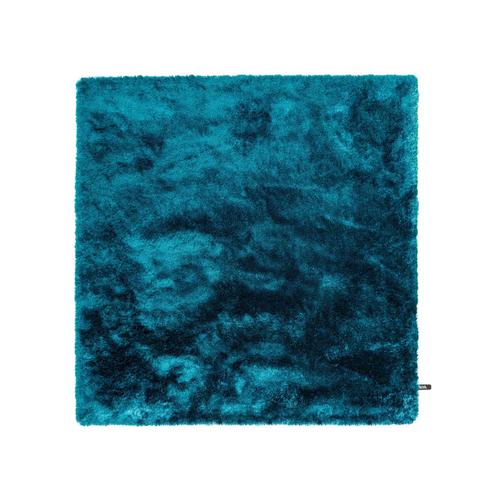 Tapis Shaggy À Poils Longs Whisper Turquoise 60x60 Cm - Tapis Descente De Lit