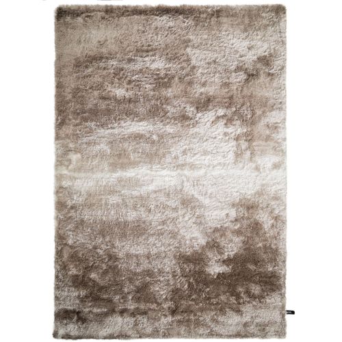 Tapis Shaggy À Poils Longs Whisper Beige/Marron Clair 200x290 Cm - Tapis Doux Pour Salon