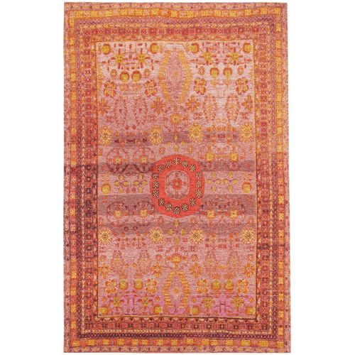 Tapis Vintage Tissé À Plat Stay Rouge 75x165 Cm - Tapis Poil Ras / Effet Usé