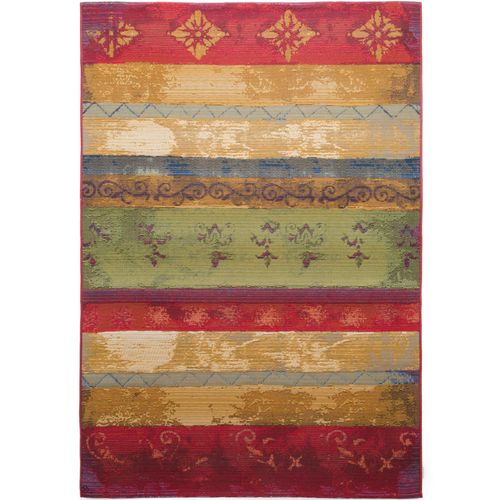 Tapis D'extérieur Artis Multicouleur 80x165 Cm - Tapis Outdoor Pour Balcon, Terrasse Et Jardin