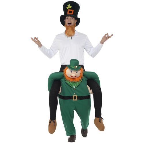 Déguisement Homme À Dos De Leprechaun Adulte Saint Patrick Taille Unique
