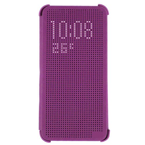 Coque Case Htc Desire 626 Dot View Violet Folio A Rabat Silicone Semi-Rigide (Tpu)