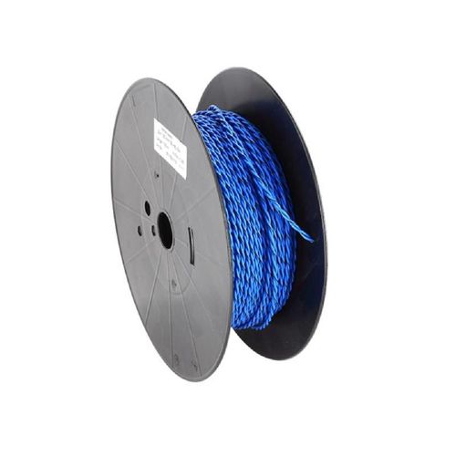Cable compatible avec haut-parleur torsade 2x1.50mm2 Bleu noir 100m