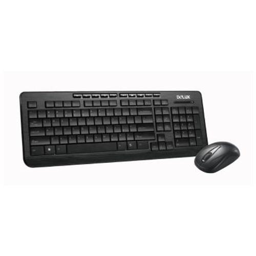 Ensemble clavier et souris sans fil 2.4GHz K3100G+M107GX Delux