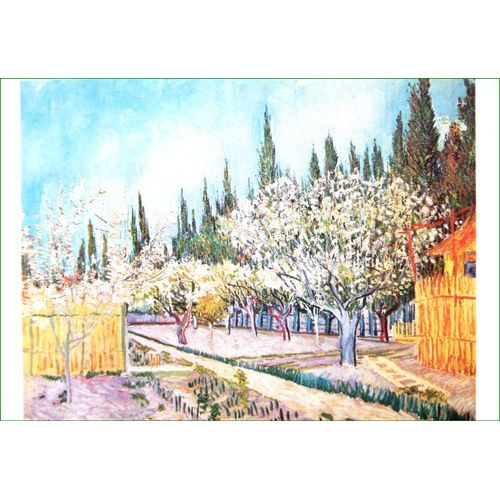 Van Gogh Printemps 4 Cartes Postales Tableaux Peinture Reproduction