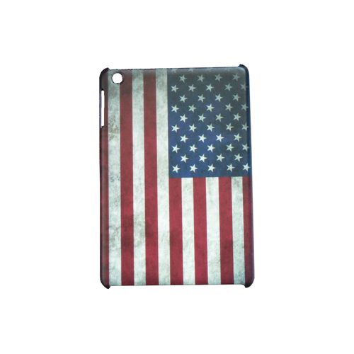 Coque Case Ipad Mini 1 3 4 Drapeau Usa Vintage Silicone Rigide (Tpu)