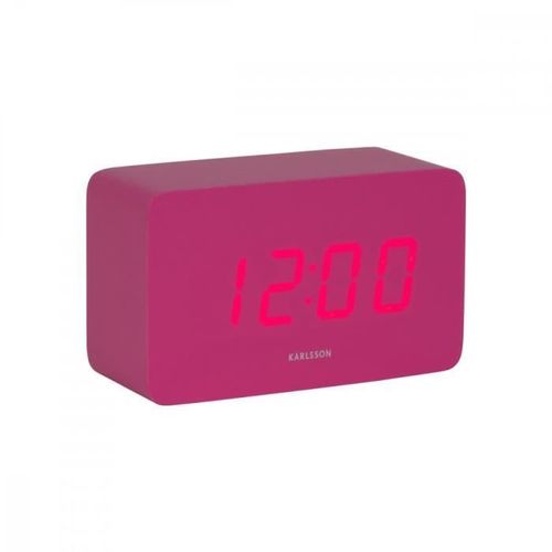 Réveil Spry tube LED - Present Time - Rose -
