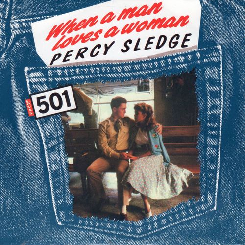 Disque 45 Tours Percy Sledge (1966 Atlantic Wea International 11426) - 2 Titres : When A Man Loves A Woman / Warm And Tender Love