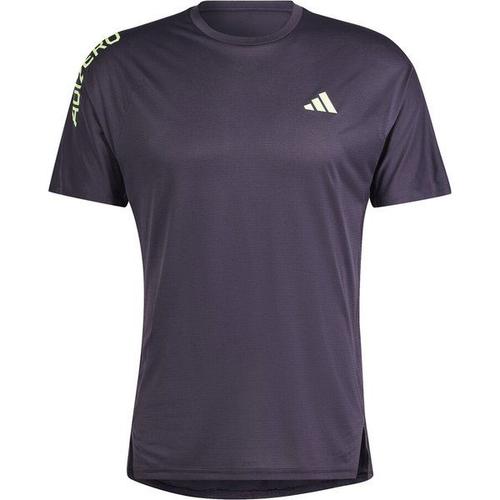 Adizero Laufshirt Hommes - Violet , Vert Clair