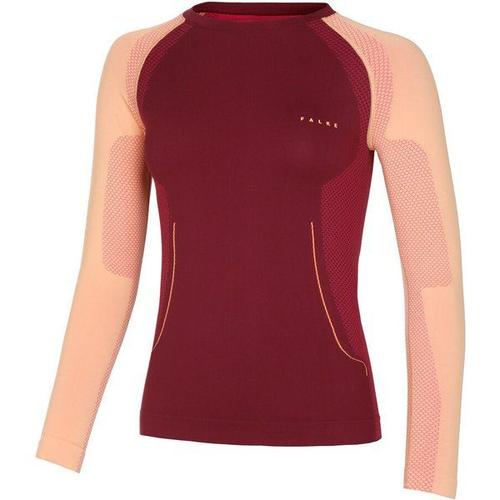 Shirt Fit Haut Manches Longues Femmes - Rouge Foncé