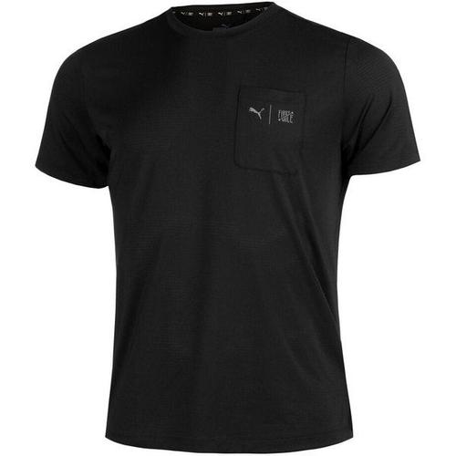 First Mile Laufshirt Hommes - Noir