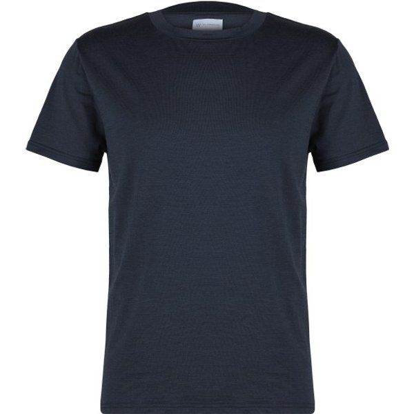 Berg Tee T-Shirt En Laine Mérinos Taille S, Bleu