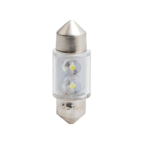 Flux 2 Ampoules Navettes A Led - Blanches - 31 Mm - 12v - 0.25w