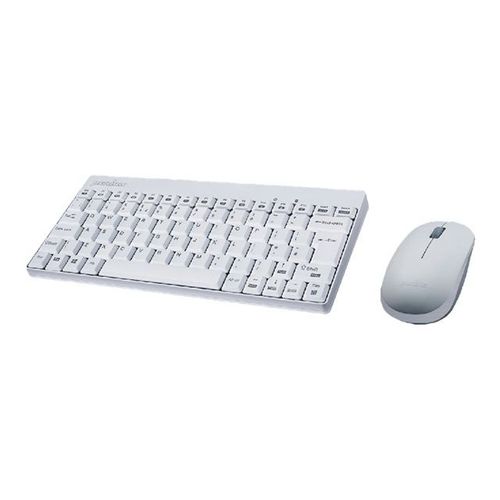 Perixx PERIDUO-712 - Ensemble clavier et souris - sans fil - 2.4 GHz - German QWERTZ - blanc