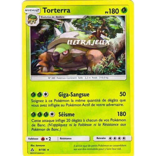 Pokémon - 9/156 - Torterra - Sl5 - Soleil Et Lune - Ultra Prisme - Holo Rare