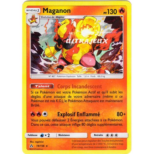 Pokémon - 19/156 - Maganon - Sl5 - Soleil Et Lune - Ultra Prisme - Holo Rare