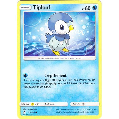 Pokémon - 31/156 - Tiplouf - Sl5 - Soleil Et Lune - Ultra Prisme - Commune