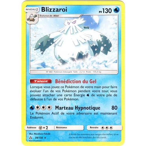 Pokémon - 38/156 - Blizzaroi - Sl5 - Soleil Et Lune - Ultra Prisme - Rare