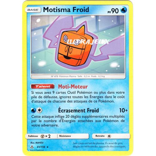 Pokémon - 41/156 - Motisma Froid - Sl5 - Soleil Et Lune - Ultra Prisme - Rare