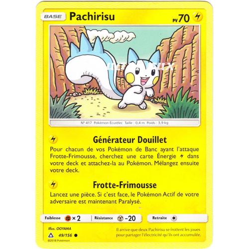 Pokémon - 49/156 - Pachirisu - Sl5 - Soleil Et Lune - Ultra Prisme - Commune