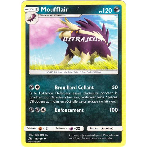 Pokémon - 76/156 - Moufflair - Sl5 - Soleil Et Lune - Ultra Prisme - Peu Commune