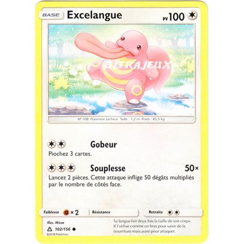 Pokémon - 102/156 - Sl5 - Soleil Et Lune - Ultra Prisme - Excelangue - Commune