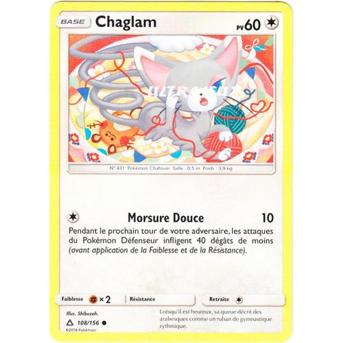 Pokémon - 108/156 - Chaglam - Sl5 - Soleil Et Lune - Ultra Prisme - Commune