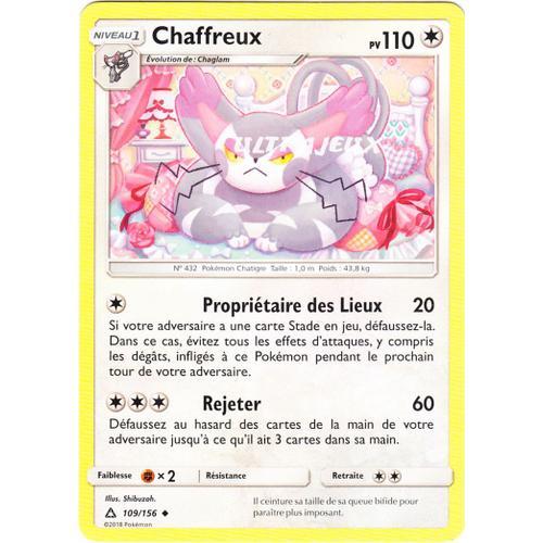 Pokémon - 109/156 - Sl5 - Soleil Et Lune - Ultra Prisme - Chaffreux - Peu Commune