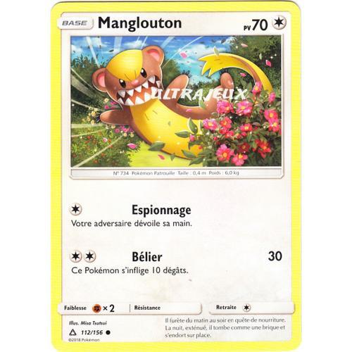 Pokémon - 112/156 - Manglouton - Sl5 - Soleil Et Lune - Ultra Prisme - Commune