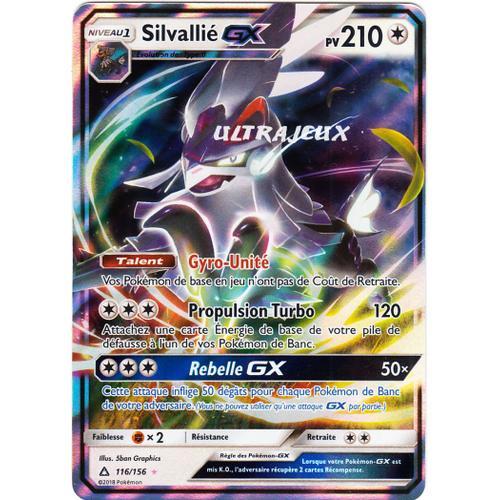Pokémon - 116/156 - Sl5 - Soleil Et Lune - Ultra Prisme - Silvallié Gx - Ultra Rare