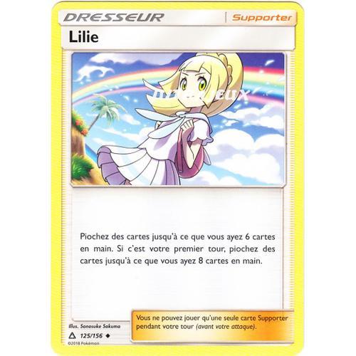 Pokémon - 125/156 - Lilie - Sl5 - Soleil Et Lune - Ultra Prisme - Peu Commune