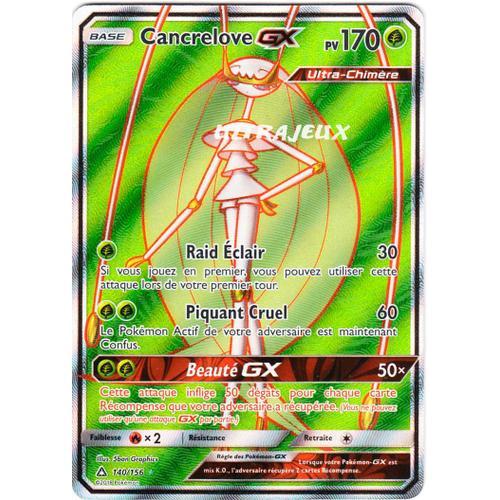 Pokémon - 140/156 - Sl5 - Soleil Et Lune - Ultra Prisme - Cancrelove Gx - Full Art