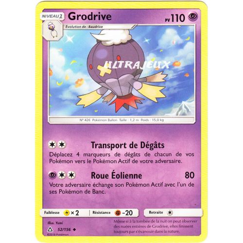 Pokémon - 52-R/156 - Grodrive - Reverse