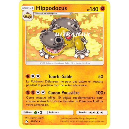 Pokémon - 69-R/156 - Hippodocus - Reverse