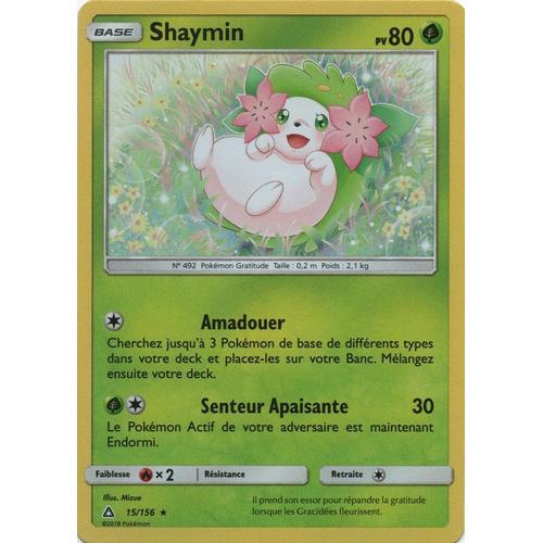 Shaymin Holo 15/156 Série Ultra Prism Pokemon Vf