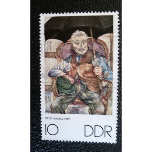 Timbre Allemagne Rda ( Yt 1286 ) 1970 Semaine De L'art Waldarbeiter