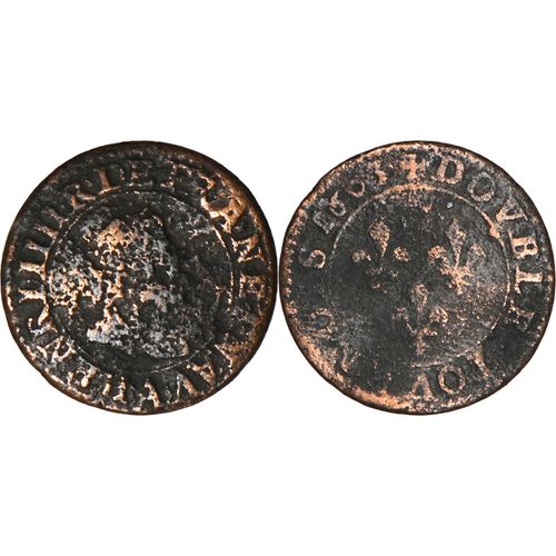 France - 1603 - Henri Iv - Double Tournois - Paris (A) - 19-090