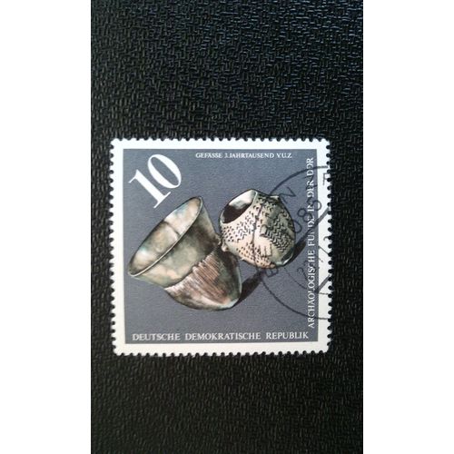 Timbre Allemagne Rda ( Yt 1858 ) 1976 Découvertes Archéologiques En Rda