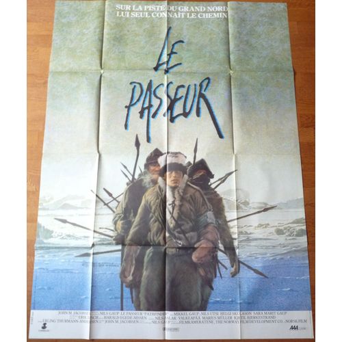 Le Passeur De Nils Gaup Avec Mikkel Gaup, Ingvald Guttorm... - Affiche Originale De Film Format 120 X 160 Cm