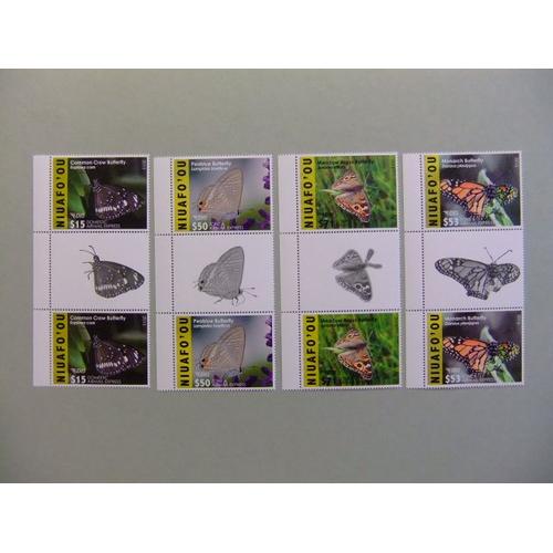 Tonga / Niuafo´Ou 2015 Butterflies Mariposas Papillions Airmail Express Ems ** Mnh