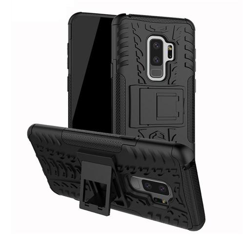 اللوازم المكتبية Coque de Protection Noir Rigide Renforcé Anti-Choc pour Samsung Galaxy S9 Plus G965