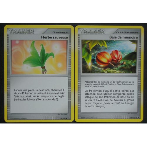 Platine - Herbe Sauveuse (108) + Baie De Mémoire (110/127)
