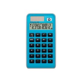 HP EasyCalc 100 - Calculatrice de bureau - 12 chiffres - panneau solaire, pile