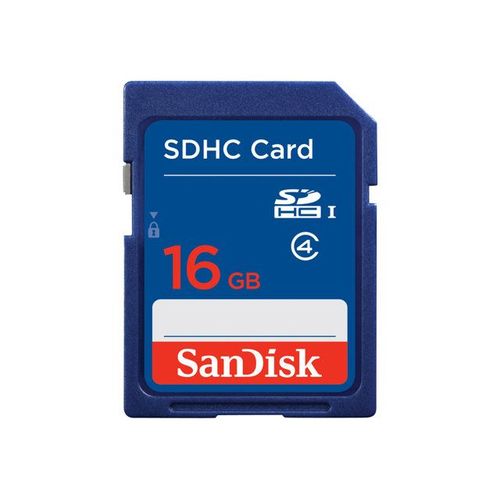 Carte mémoire SanDisk SDHC 16 Go Class 4